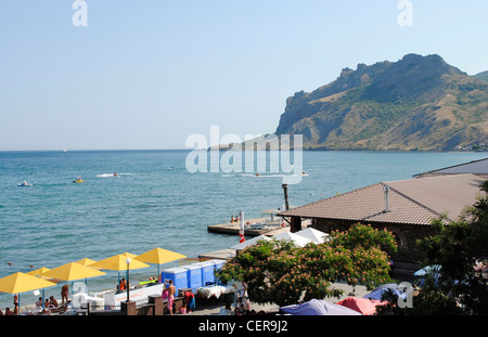 Ukraine. Autonomous Republic of Crimea. Beach. Black Sea Coast. around