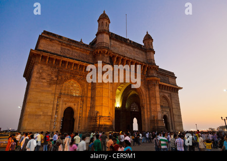 The Gateway of India  in Mumbai Bombay Stock Photo
