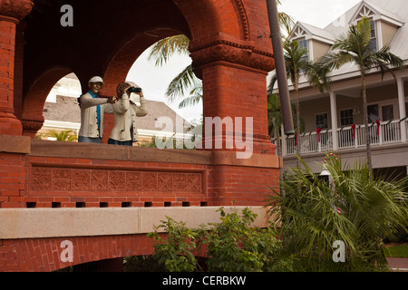 key west museum of art and history,mannequin's displayed outside as exhibit Stock Photo