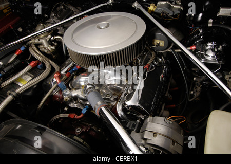 1976 Cadillac Seville Custom engine Stock Photo