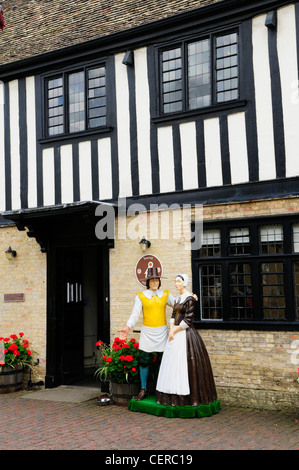 Oliver Cromwell's House in Ely, the only surviving Cromwell residence other than Hampton Court. The building is now home to the Stock Photo