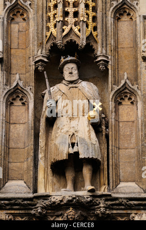 Statue of king Henry VIII, with a chair leg substituted for the royal ...