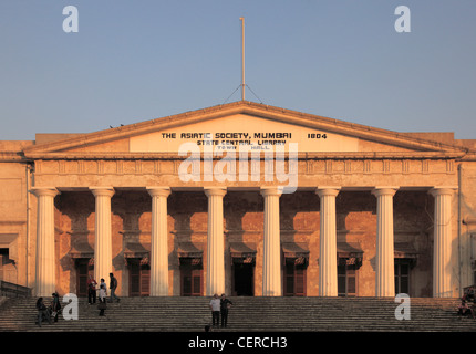 India, Maharashtra, Mumbai, Asiatic Society, Central Library, Town Hall, Stock Photo