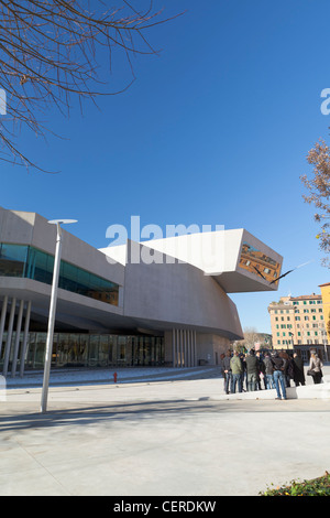 The MAXXI, National Museum of 21st Century Arts, Rome, Italy Stock Photo