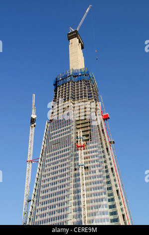 Shard London Bridge under construction in Southwark. The building is due for completion in 2012 and will be the tallest building Stock Photo