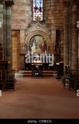 The Abbey Shrewsbury, or the Abbey of St Peter and St Paul. One of (15) images in photographers library related to this fine English Abbey. Stock Photo