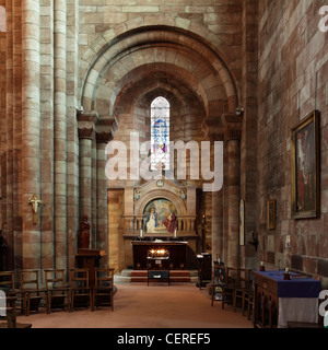 The Abbey Shrewsbury, or the Abbey of St Peter and St Paul. One of (15) images in photographers library related to this fine English Abbey. Stock Photo