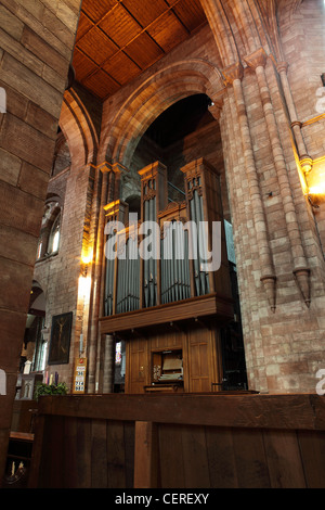 The Abbey Shrewsbury, or the Abbey of St Peter and St Paul. One of (15) images in photographers library related to this fine English Abbey. Stock Photo