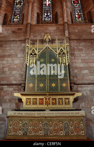 The Abbey Shrewsbury, or the Abbey of St Peter and St Paul. One of (15) images in photographers library related to this fine English Abbey. Stock Photo