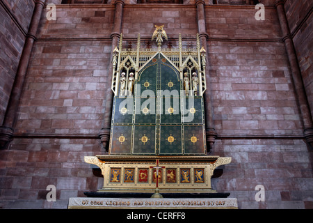 The Abbey Shrewsbury, or the Abbey of St Peter and St Paul. One of (15) images in photographers library related to this fine English Abbey. Stock Photo