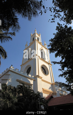 India, Maharashtra, Mumbai, St Thomas' Anglican Cathedral, Stock Photo