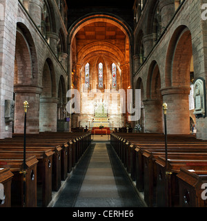 The Abbey Shrewsbury, or the Abbey of St Peter and St Paul. One of (15) images in photographers library related to this fine English Abbey. Stock Photo