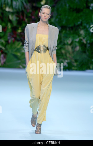 yellow jumpsuit with jacket