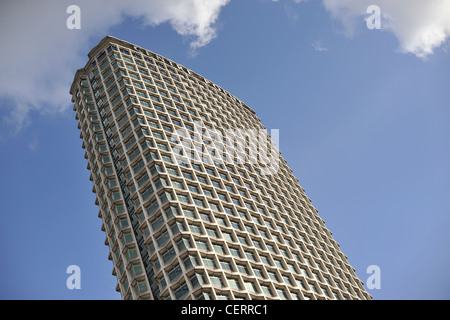Centre Point, a concrete and glass office building on New Oxford Street. It was completed in 1966 and was one of the first skysc Stock Photo