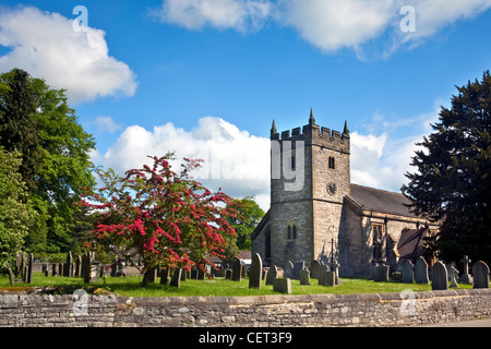 Holy Trinity Parish Church near Bakewell, in the Peak District National Park. Stock Photo