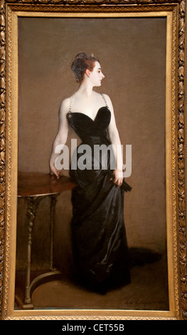 Madame X, (Madame Pierre Gautreau), 1883–84, by John Singer Sargent, American, Stock Photo