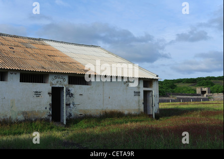 Concentration Camp  Campo de Concentrado near Tarrafal, Santiago, Cape Verde Islands, Africa Stock Photo