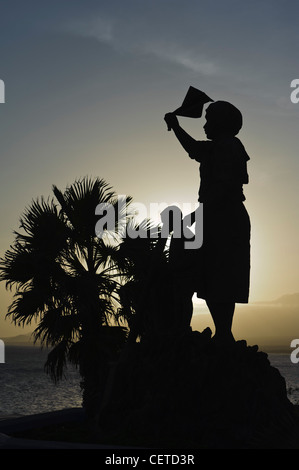 Monumento Memaia in Porto Novo, Santo Antao, Cape Verde Islands, Africa Stock Photo