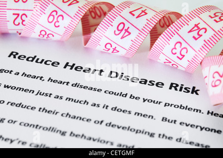 Heart disease risk Stock Photo