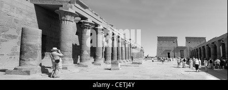 Philae Temple Egypt number 3027 Stock Photo