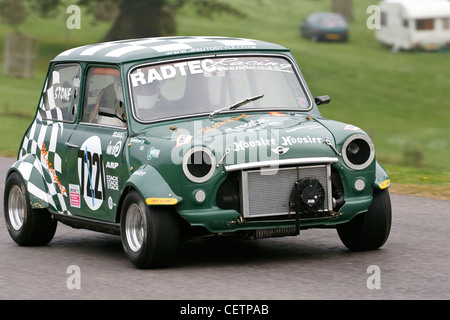 Modified Austin Mini Cooper racing car Stock Photo