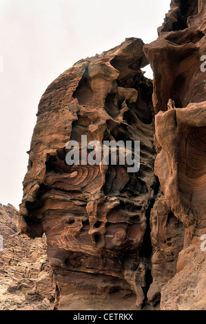 Colorful sandstone rock formation. Stock Photo
