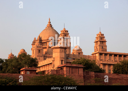 India, Rajasthan, Jodhpur, Umaid Bhawan Palace, Stock Photo