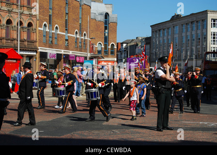 Orange parade belfast number 3054 Stock Photo