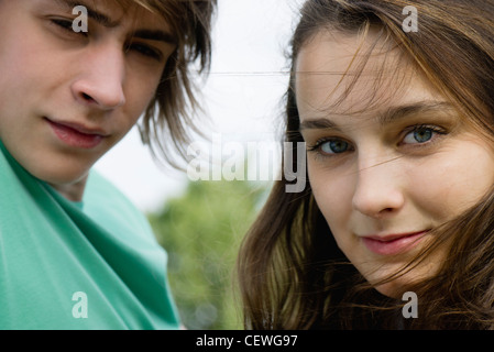 Young couple, portrait Stock Photo