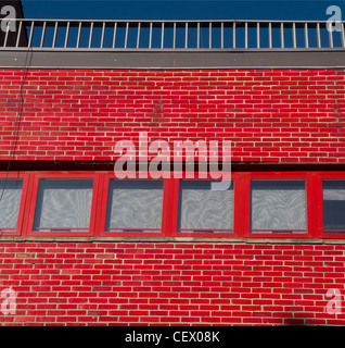 Harlem fire house station Stock Photo