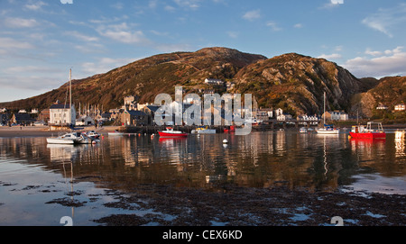 Barmouth harbour, considered to be amongst the most picturesque in Wales. Stock Photo