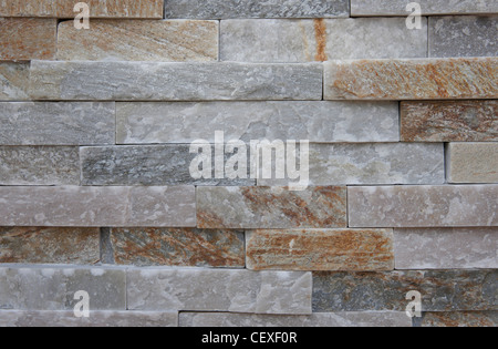 gray marble or stone brick wall background Stock Photo