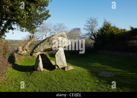 Carreg Coetan, Newport, Pembrokeshire, Wales, UK Stock Photo