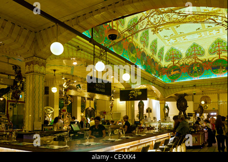 Harrods' indoor market Stock Photo - Alamy