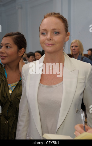 Stella McCartney Adidas London Ready to Wear Spring Summer Fashion designer Stella McCartney after her show Stock Photo