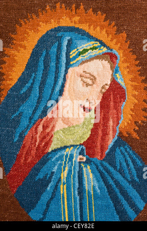 Virgin Mary (Madonna), Find out more at: http://en.wikipedia.org/wiki/Mary (mother of Jesus) Stock Photo