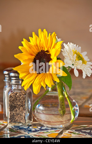 floral small arrangement sunflower Stock Photo