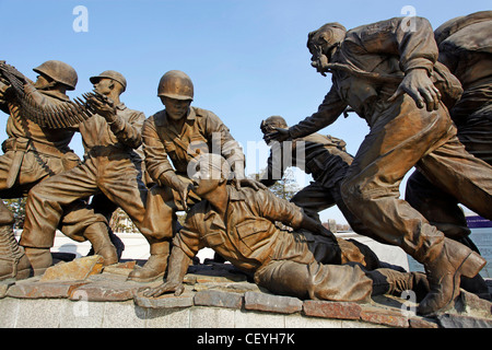 The War Memorial of Korea remembering the Korean War in Seoul, South Korea Stock Photo