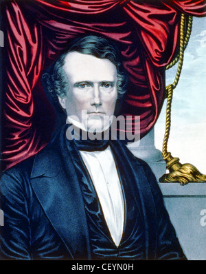 Vintage portrait of Franklin Pierce (1804 - 1869) - the 14th US ...