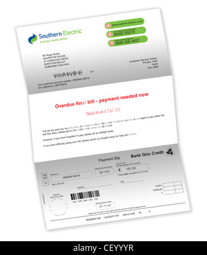 still life of overdue bills with "final Notice", "past due" and