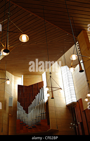 Cathedral of Our Lady of the Angels Interior, Los Angeles, California Stock Photo