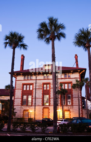 St. Augustine historic architecture - Flagler College Stock Photo