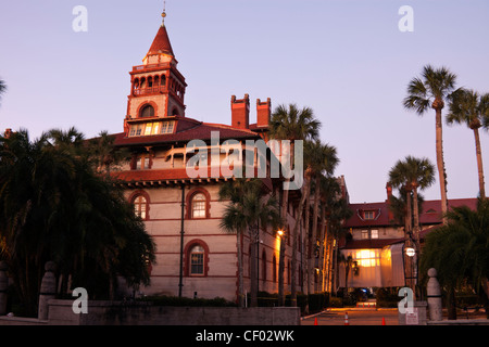 St. Augustine historic architecture - Flagler College Stock Photo