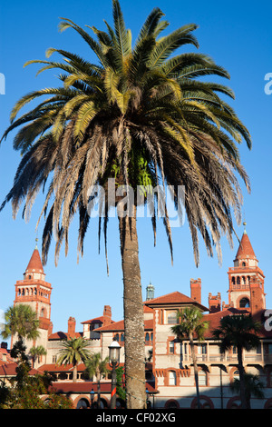 St. Augustine historic architecture - Flagler College Stock Photo