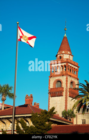 St. Augustine historic architecture Stock Photo