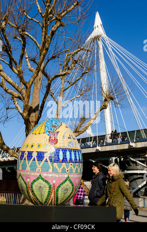 Faberge great egg hunt Easter London England Great Britain UK Stock Photo