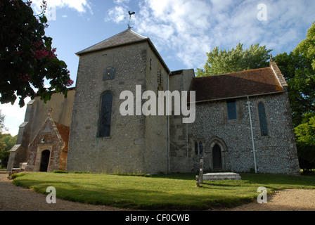 Saint Mary’s Church Stoughton West Sussex England Stock Photo