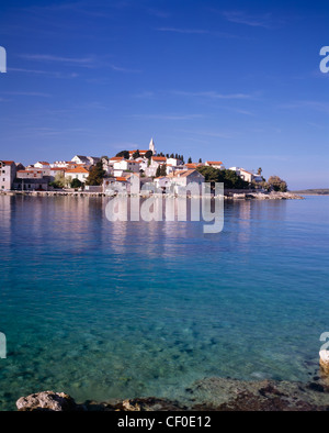 Primosten, Dalmatia, Croatia. Coastal village. Stock Photo