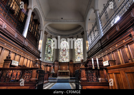 St Ann's Church Manchester Altar View Stock Photo