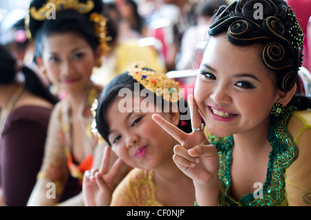 Beauty pageant, Shopping Mall, Jalan Dipenegoro denpasar, bali Stock Photo